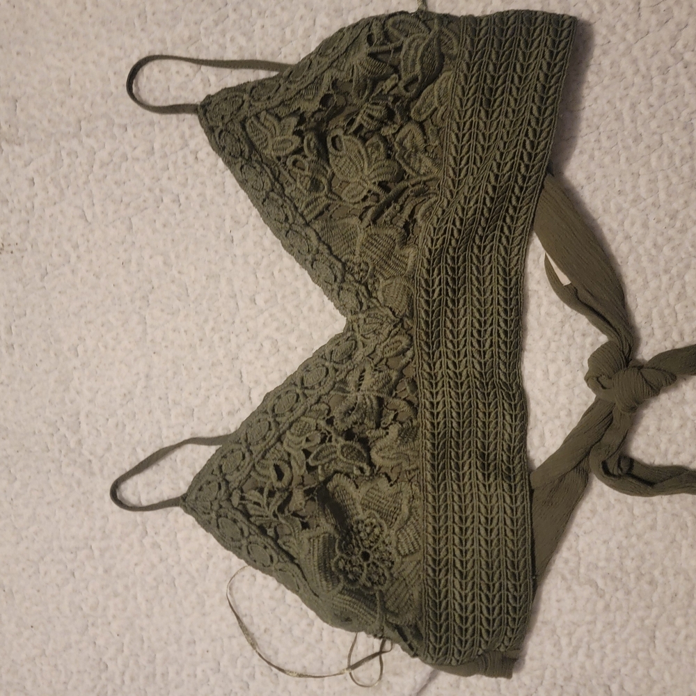 Olive Lace Bralette
